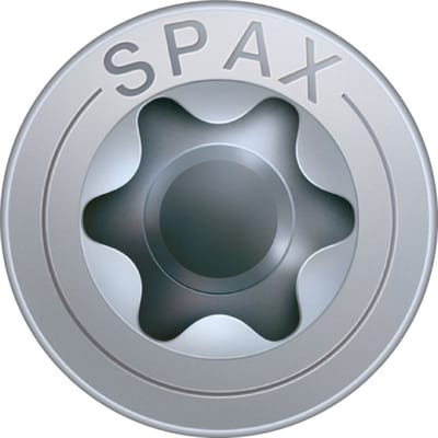 SPAX 1191010600805 R 88091 Senkkopf/T-STAR Houtschroef 6 mm 80 mm T-STAR plus Staal WIROX 200 stuk(s)