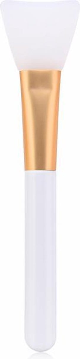 Masker kwast - Siliconen Kwast voor Gezichtsmasker - Make Up Kwasten - Wit - Marmer