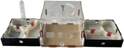 Mierenkasteel - Mieren habitat - Gedrag bestuderen - Educatief leerset - 33x11x9cm