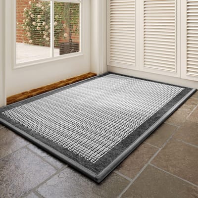 Entree Deurmat Entree Deurmat Antislip Voetmat Entree Deurmat Buiten Vuilafstotend Tapijt Deurmat 44x75cm white