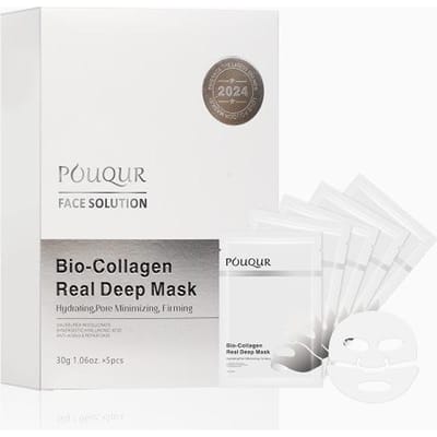 Collageen Split Whitening en Permeabel Hydraterend Masker 5PCS gray