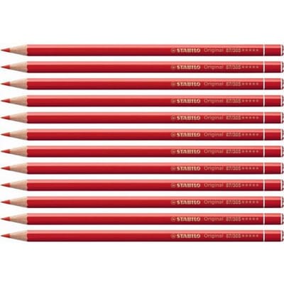 STABILO Original - Kleurpotlood - Voor Haarfijne Lijnen - Met Elastische Kern - vermiljoen - per stuk