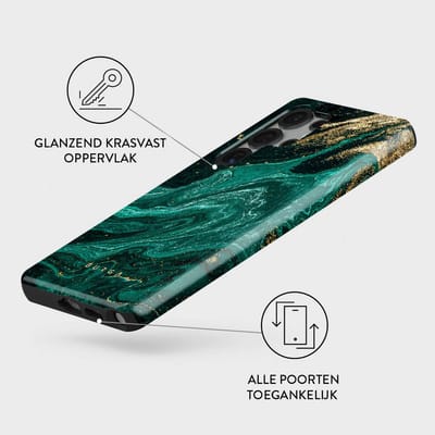 Burga Tough Case geschikt voor Samsung Galaxy S25 Ultra - Emerald Pool
