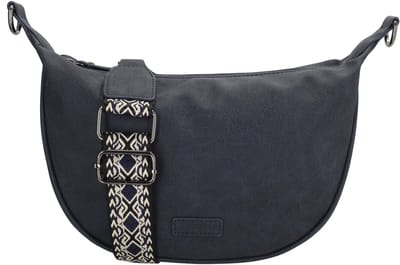 Beagles Malaga Schoudertas Dames - Handtas met meerdere vakken - Tas van Imitatieleder - Blauw
