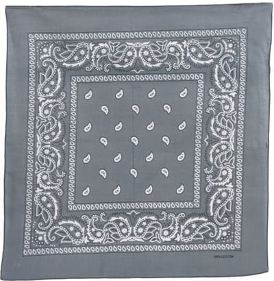 *** Boerenzakdoek Grijs - Classic Zakdoek – Bandana Bruin - Sport&Spel - van Heble® ***