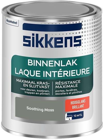 Sikkens - Binnenlak Hoogglans - Soothing Moss - Mengverf - 750 Ml