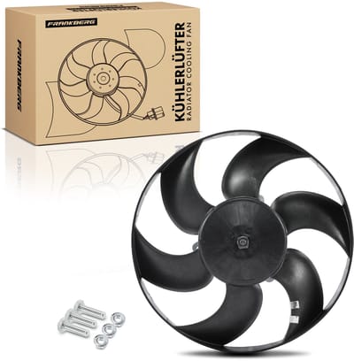 Frankberg 1x Motorradiator enkele ventilator