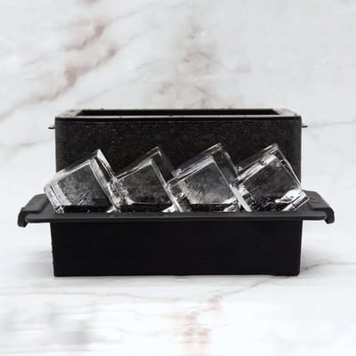 ICYBOY - CLEAR ICE Whiskey IJskubus Maker Kristalhelder - 2 inch - 8 kubus - Dubbele Kubus Vierkant- Cube Mold - Helder Ijs - ClearIce