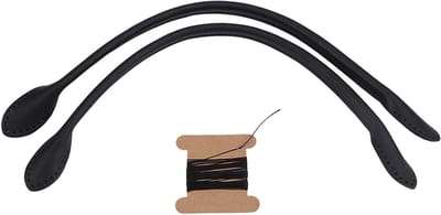 Allecta - Echt lederen handtas handvat en reserve-riem in zwart, bruin en beige - Dagelijks gebruik - Handtas accessoires.