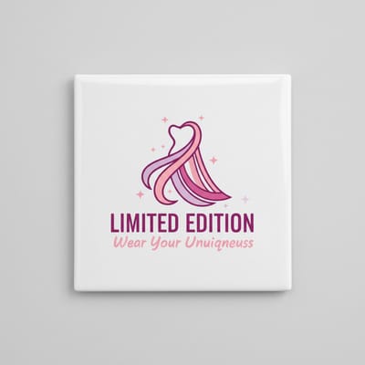 “Limited Edition – Wear Your Uniqueness” Inspirerende Decoratieve Tegel – Motiverende Wanddecoratie – Keramische Tegel 15×15 cm