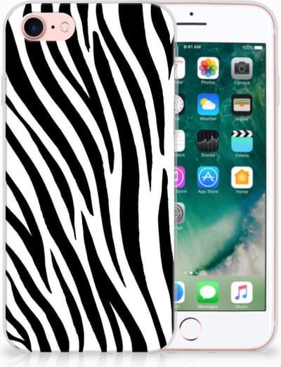 iPhone SE 2022 | SE 2020 | 8 | 7 TPU Hoesje Zebra