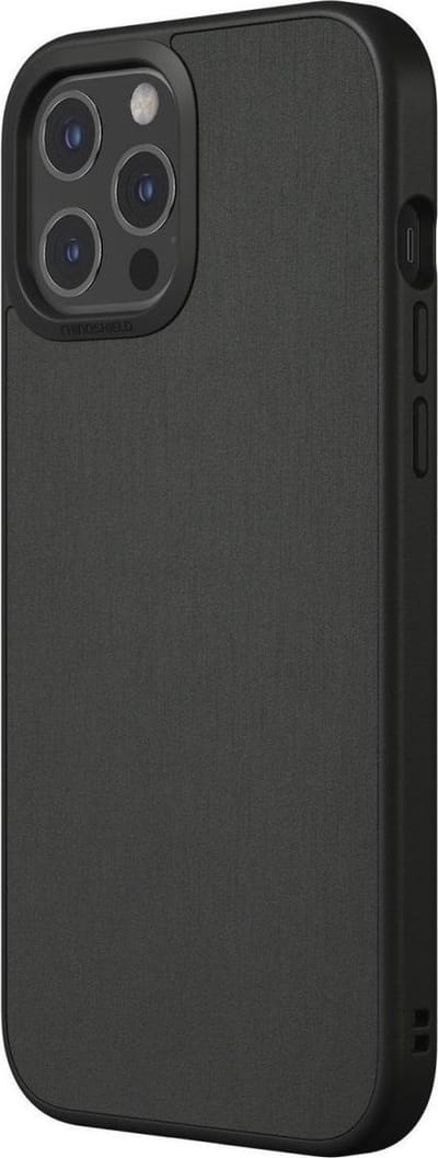 RhinoShield SolidSuit Apple iPhone 12 Pro Max Hoesje Brushed Steel