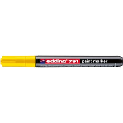 Paintmarker edding 791 op alcoholbasis 1-2mm geel