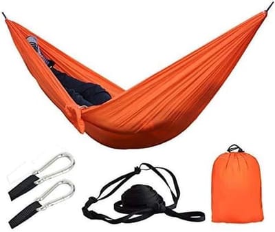 Ultralichte Hangmat - Kampeerbed Schommel - Buiten Ontspannen - Sterk en Stevig - Twee Personen - Nylon