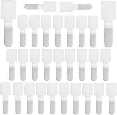 Kabelbeheer Set van 30 Stuks, Zelfklevende Kabelbinders, Herbruikbare Kabelhouders, Desktopelementen voor Opgeruimde Kabels en Decoratieve Verlichting