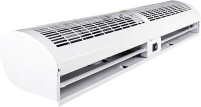 Luchtgordijn - Luchtbarrière - Binnenklimaat - Instelbare windhoek - 90 cm - Wit