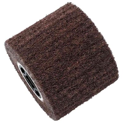 vidaXL - Schuurrollers - 3 - st - Bruin - 12 - x - 12 - x - 10 - cm - Synthetische - vezel