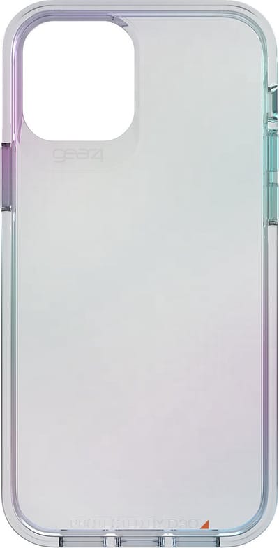 Gear4 Crystal Palace D3O hoesje voor iPhone 12 en iPhone 12 Pro - transparant holografisch
