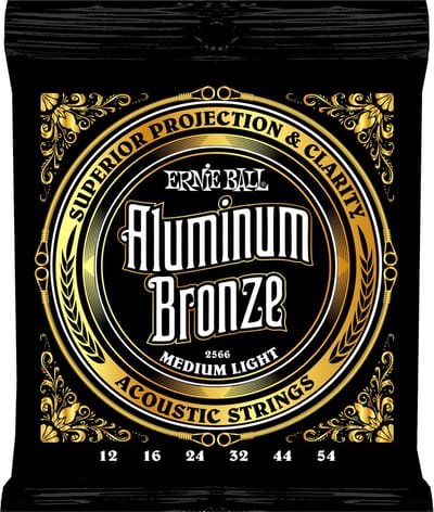 Ernie Ball EB2566 12-54 Aluminum Bronze - Akoestische gitaarsnaren