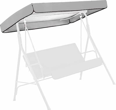 Allecto Plus - Vervangend Zonnedak 2-zits Schommelbank 191 x 120 cm - Universeel en Duurzaam