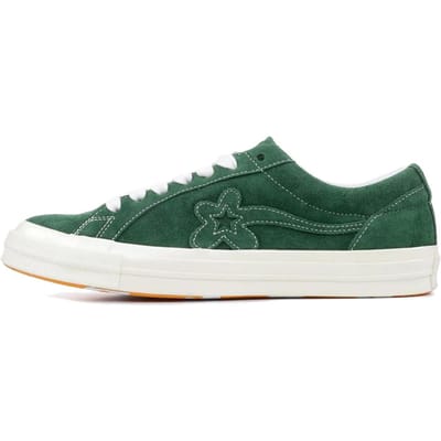 One Star Golf Le Fleur x One Star Converse Ox 'Greener Pastures' 162130C 40 black