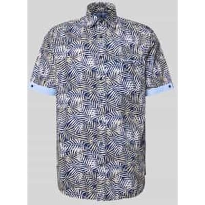 Modern fit vrijetijdsoverhemd met kentkraag