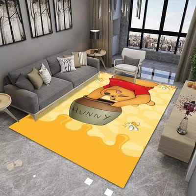Winnie de Poeh Bedrukt Vloerkleed Tapijt voor Thuis Woonkamer Slaapkamer Bank Deurmat Keukendecoratie Antislip Vloermat Decoratie 50X80CM