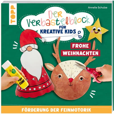Boek "Der Verbastelblock für kreative Kids. Frohe Weihnachten"