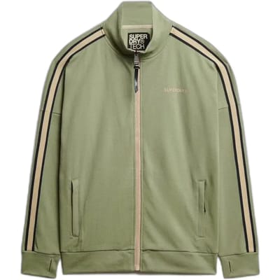 Superdry - Tech Cult trainingsjack met losse pasvorm - Heren - Truien