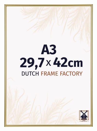 Fotolijst A3 29,7x42 cm - Kunststof - Goud - Angers