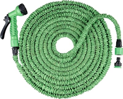 Toverslang uittrekbaar - Flexibele tuinslang - Tuin water geven - 7 standen sproeikop - Tot 75 meter - Meerkleurig