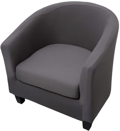 Highdi Stretch Tub Chair Slipcover 2 stuks Club Sofa Cover voor fauteuil, stofdichte verwijderbare wasbare meubelbeschermerhoes Bankhoezen voor caféwoonkamer