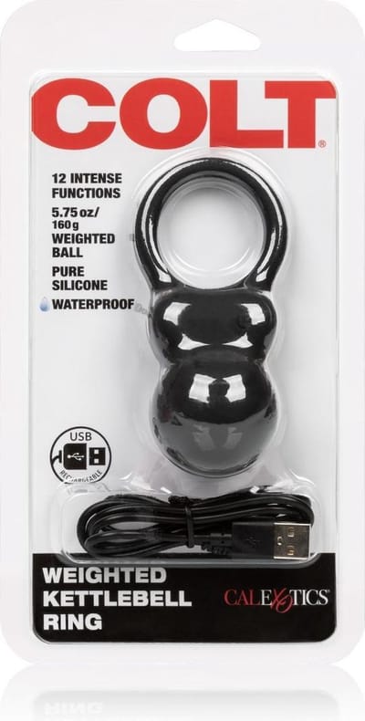 Cockring Weighted Kettlebell Ring - Zwart*
