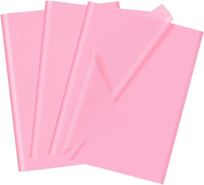 50 vellen roze vloeipapier, 70 x 50 cm cadeaupapier vloeipapier voor kerstvulling bloemkunst knutselen doe-het-zelf verjaardag bruiloft cadeaudecoratie