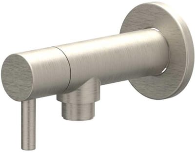 IVY Hoekstopkraan 1/2 x 3/8 - Geborsteld Nickel PVD