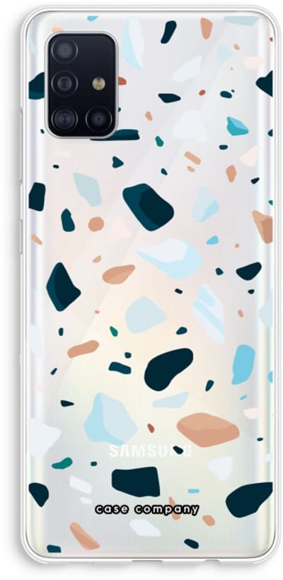 Case Company® - Hoesje geschikt voor Samsung Galaxy A51 4G hoesje - Terrazzo N°13 - Soft Cover Telefoonhoesje - Bescherming aan alle Kanten en Schermrand