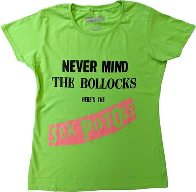Sex Pistols - Nevermind The B...s Original Album Dames T-shirt - XS - Groen
