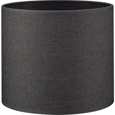 Home Sweet Home Lampenkap Canvas cilinder - van stof - storm grijs - Moderne stoffen Lampenkap - 20/20/17cm - E27 lamphouder - voor wandlamp,
