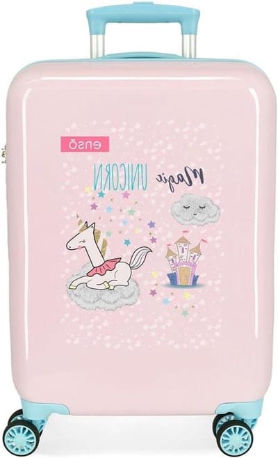 Kinder Koffer - Handbagage - Reizen - Combinatieslot - 55 cm - Roze