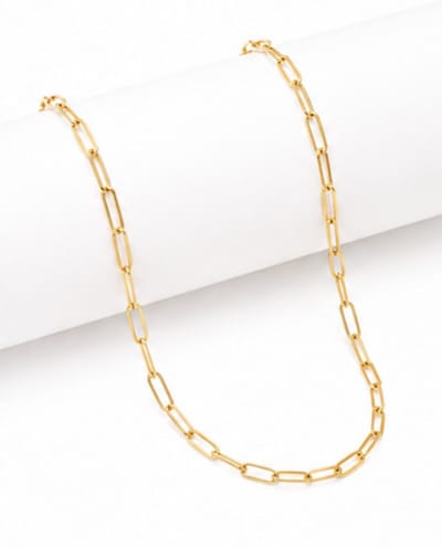 Luxe ketting - verguld - Stijlvolle ketting - Goudkleurig - Roestvrijstalen -cadeau -Valentijn - Liefde - Verrassing