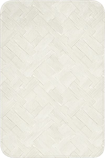 Badmat 60x90 cm - Antislip - Textuur - Abstract - Beige - Badmatten voor badkamer - Badkamermat - Douchemat - Badkamer mat