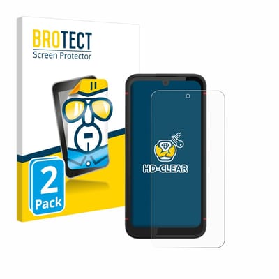 BROTECT - Screenprotector voor Volla Phone X23 - Folie Beschermfolie transparant 2 Stuks