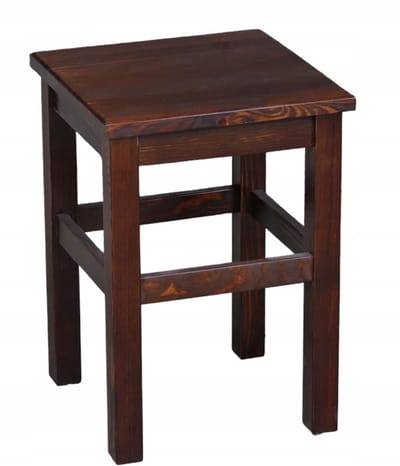Houten Keukentabouret - Modern Design, Bruin/Notes