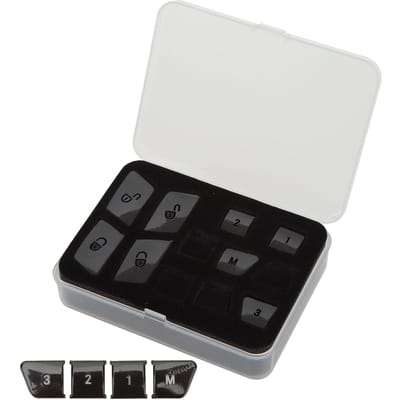 12 STUKS Auto Raamknop Trim Helder Zwart Elektrische Raamschakelaar Cover Vervanging Voor Benz A B C E GLK GLE ML GL G Klasse white