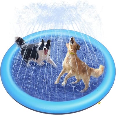 Anti-slip Hondenzwembad 149,9 cm - Groot Hondenspatzwembad voor Zomer Waterplezier