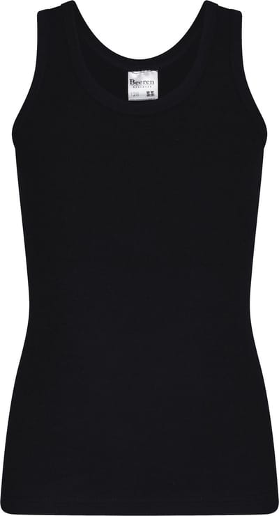 Beeren Heren Singlet M3000 Katoen Zwart XXL