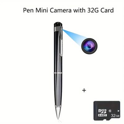 PolkaHome® Mini afluisterapparaat 1080p draagbare camera recorder, Voice Recorder aanraakbediening, oplaadbare batterij, afluisterapparatuur op afstand, spy recorder, Afluisteren Opnemen perfect voor conferenties, zakelijke of studie bijeenkomsten.