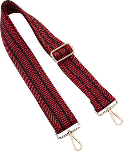 Schouderband Tas - Verstelbare Band - Tas Vernieuwen - Breed Comfortabel Design - 5 cm Breed - Rood