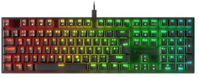 USB Gaming Toetsenbord met RGB Achtergrondverlichting en Mechanische Schakelaars - Duitse Lay-out voor PC/MAC/Android
