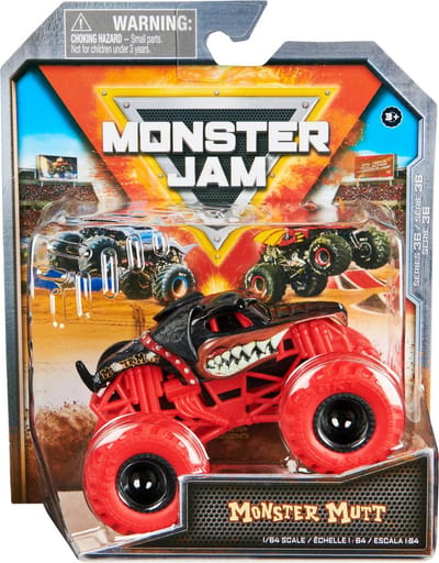 Monster Jam truck Monster Mutt - monstertruck 9 cm schaal 1:64